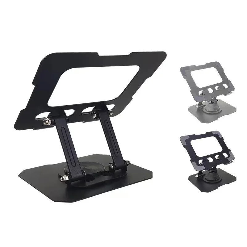 Support ordinateur métallique pliable rotatif à 360°