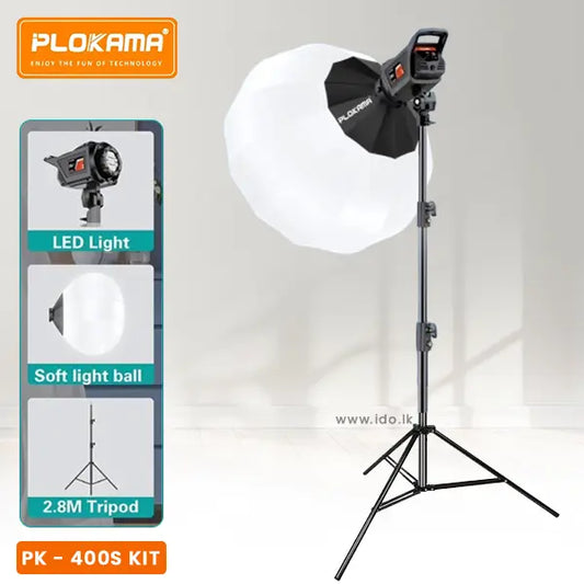 Lumière pro pour créateurs Plokama PK-400S