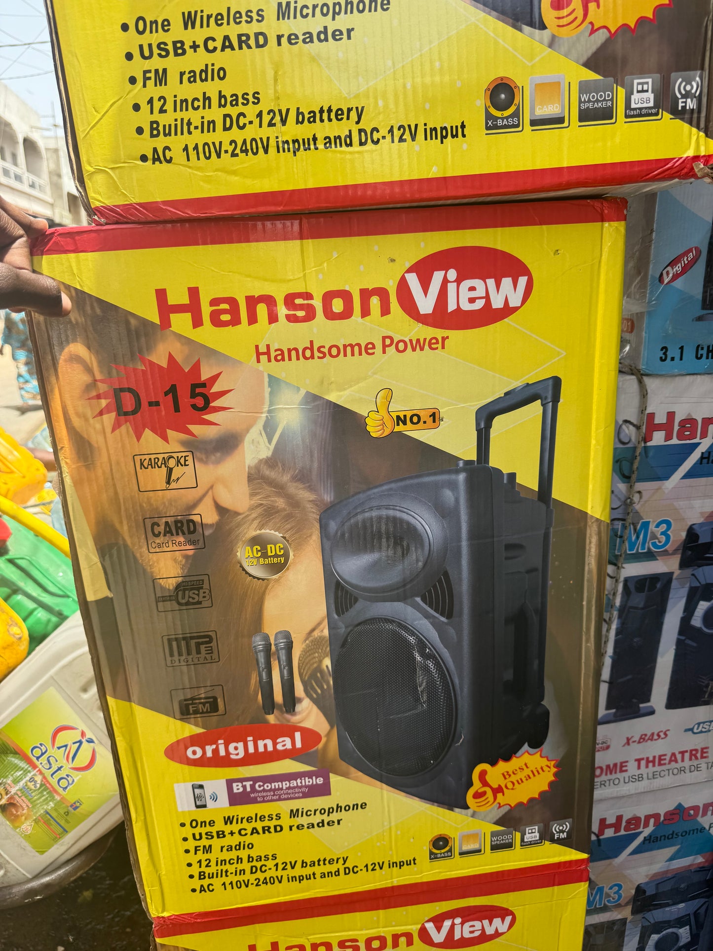 Grand enceinte nomade Hanson View D-15