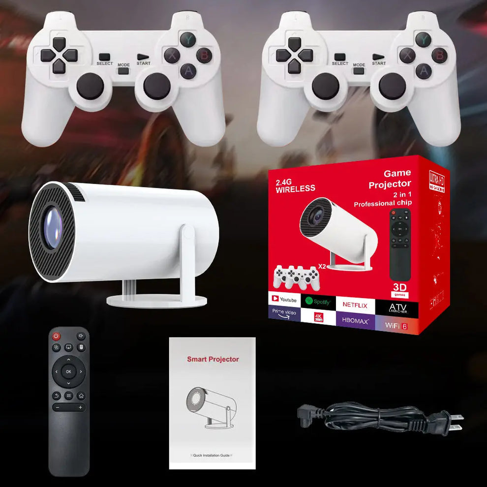 Projecteur Multimédia 4K TV avec console