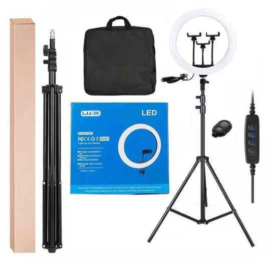 Ring Light lumineux LED LJJ-36 de 14 pouces