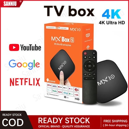 MX Box-S décodeur 4K Android TV