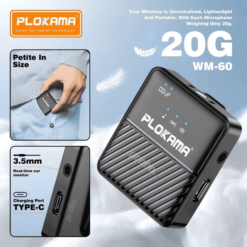 Kit double microphone PLOKAMA WM-60