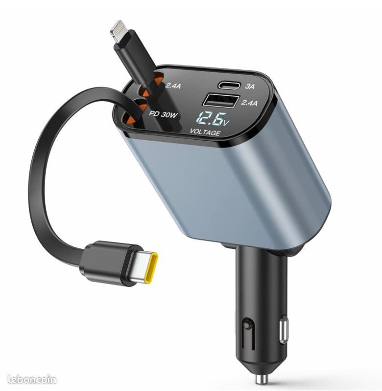 Chargeur pour voiture Multi-Charge Pro 4 en 1