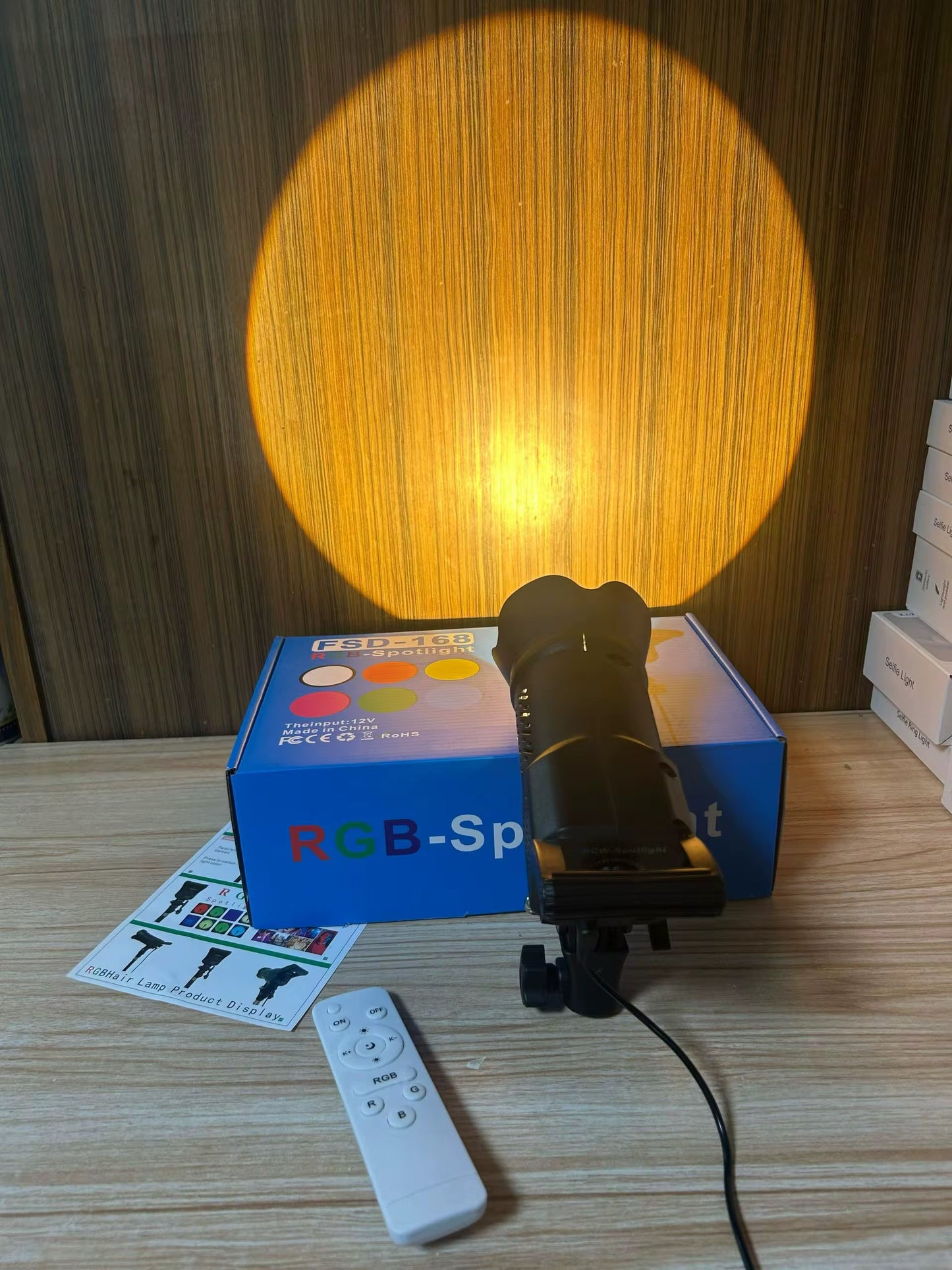 Projecteur Spot de fond LED RGB