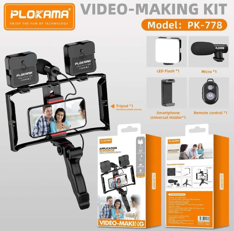 Kit complet de création vidéo PK-778