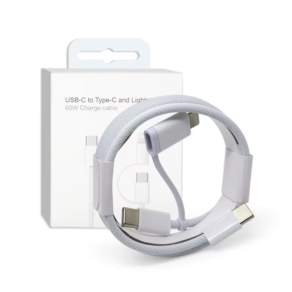 Câble de recharge de 1 mètre Type-C/Ligtning