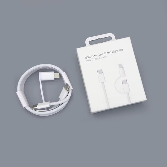 Câble de recharge de 1 mètre Type-C/Ligtning