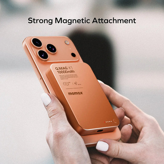 PowerBank QMAG Magnétique en titane 10.000mAh