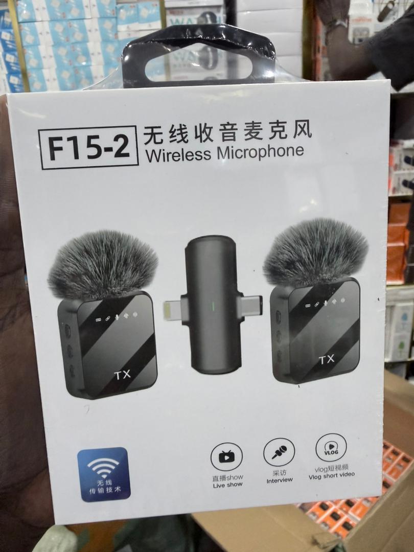 Microphone cravate sans fil double F15-2